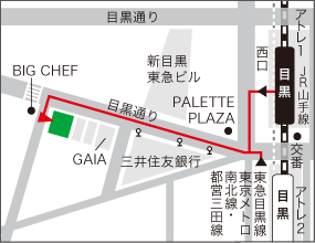 �ڍ����[�j���O�X�^�W�I���Ӓn�}