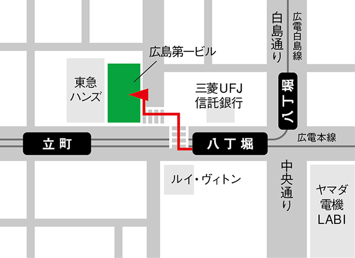 広島ラーニングスタジオ NEXT 地図
