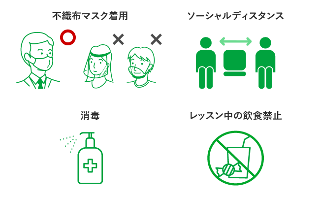 ご来校の皆さまへご協力のお願い