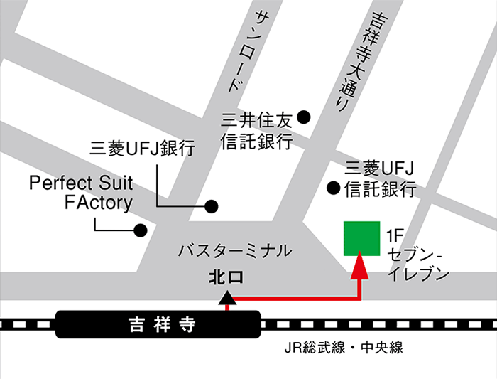 吉祥寺ラーニングスタジオ 地図